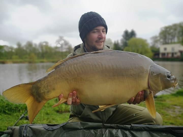30lb mirror carp from The Lodge Lake