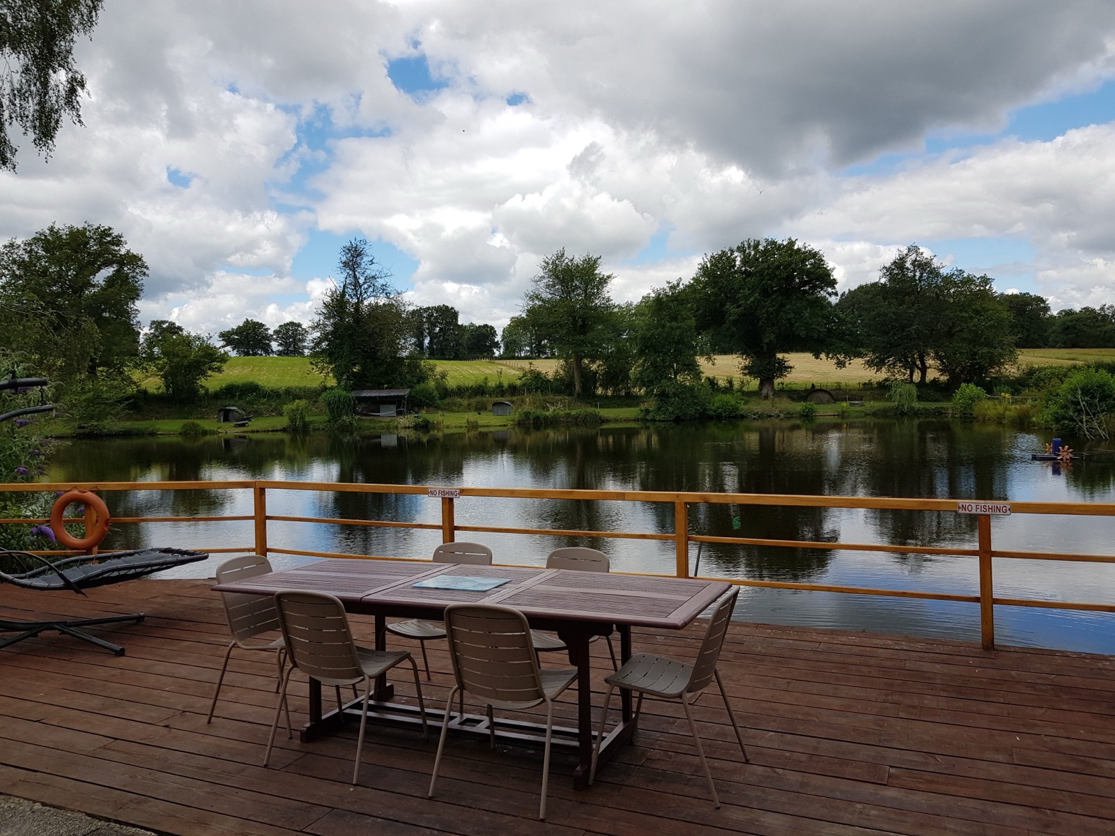 Summer carp catch at The Lodge Lake