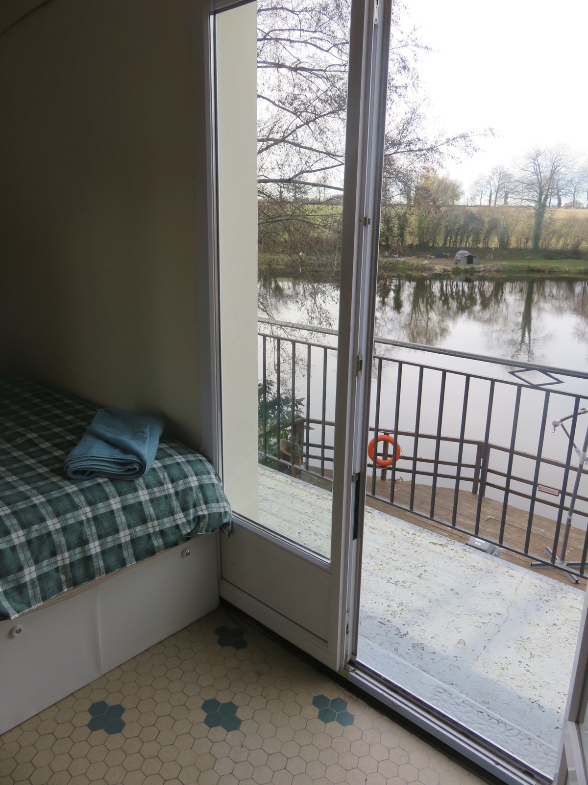 Comfortable lodge interior at The Lodge Lake, Limousin