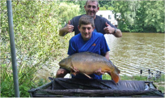 Carp caught at Lodge Lakes French carp fishing holiday — Huyton Hookers Liverpool
