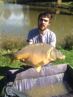 Carp caught at Lodge Lakes French carp fishing holiday — Jerome Boys