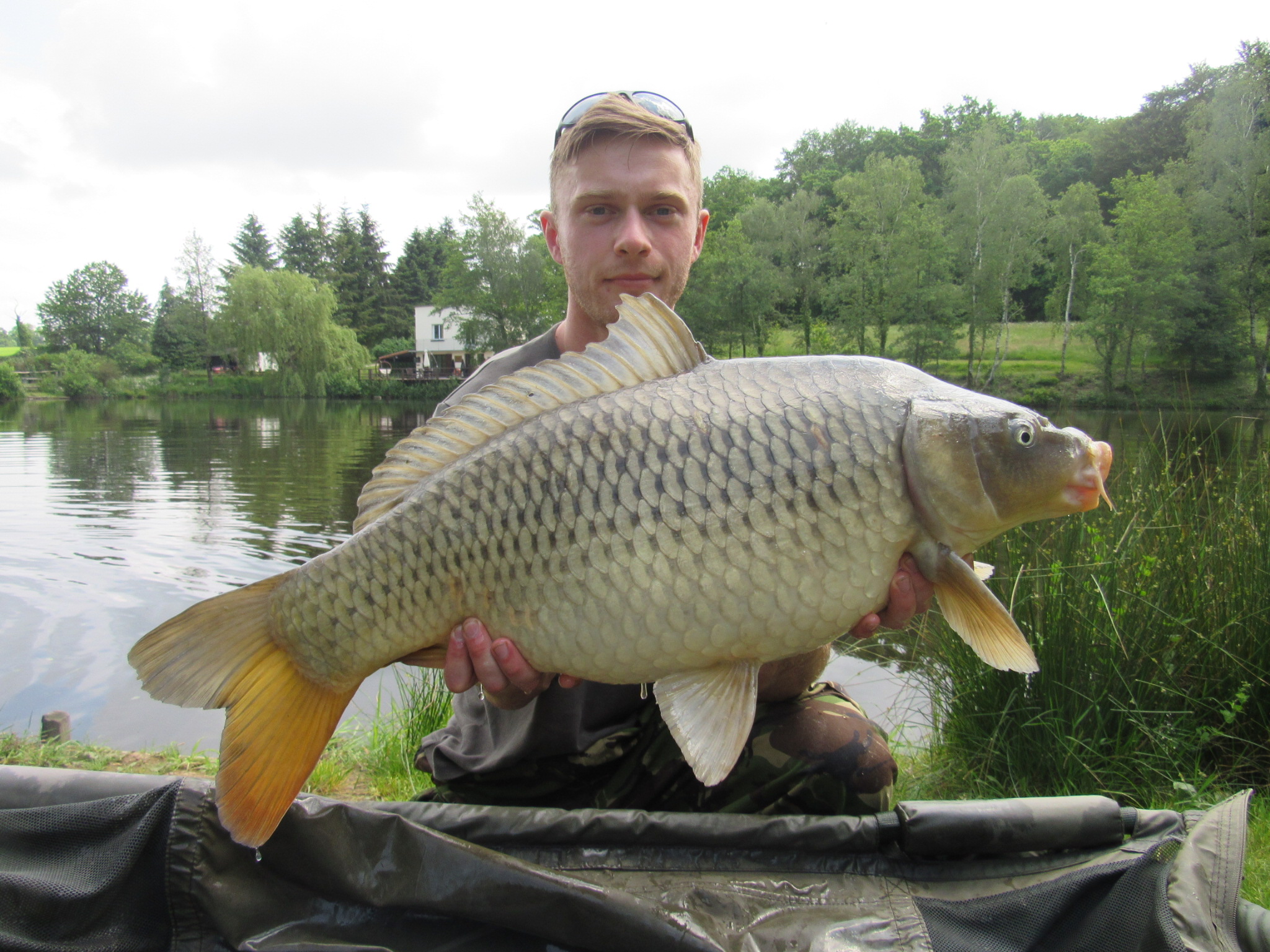 Carp caught at Lodge Lakes French carp fishing holiday — The Five to Niners