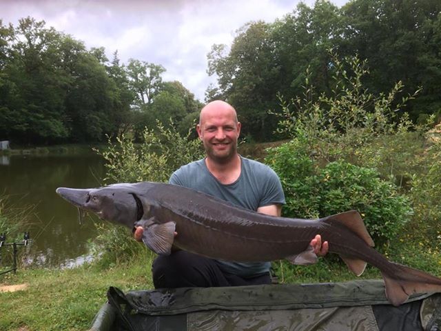Carp caught at Lodge Lakes French carp fishing holiday — Simon & Johanna