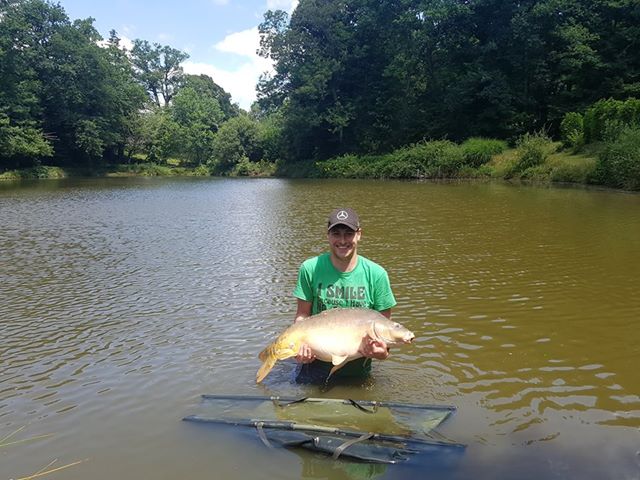 Carp caught at Lodge Lakes French carp fishing holiday — Tom & Ray