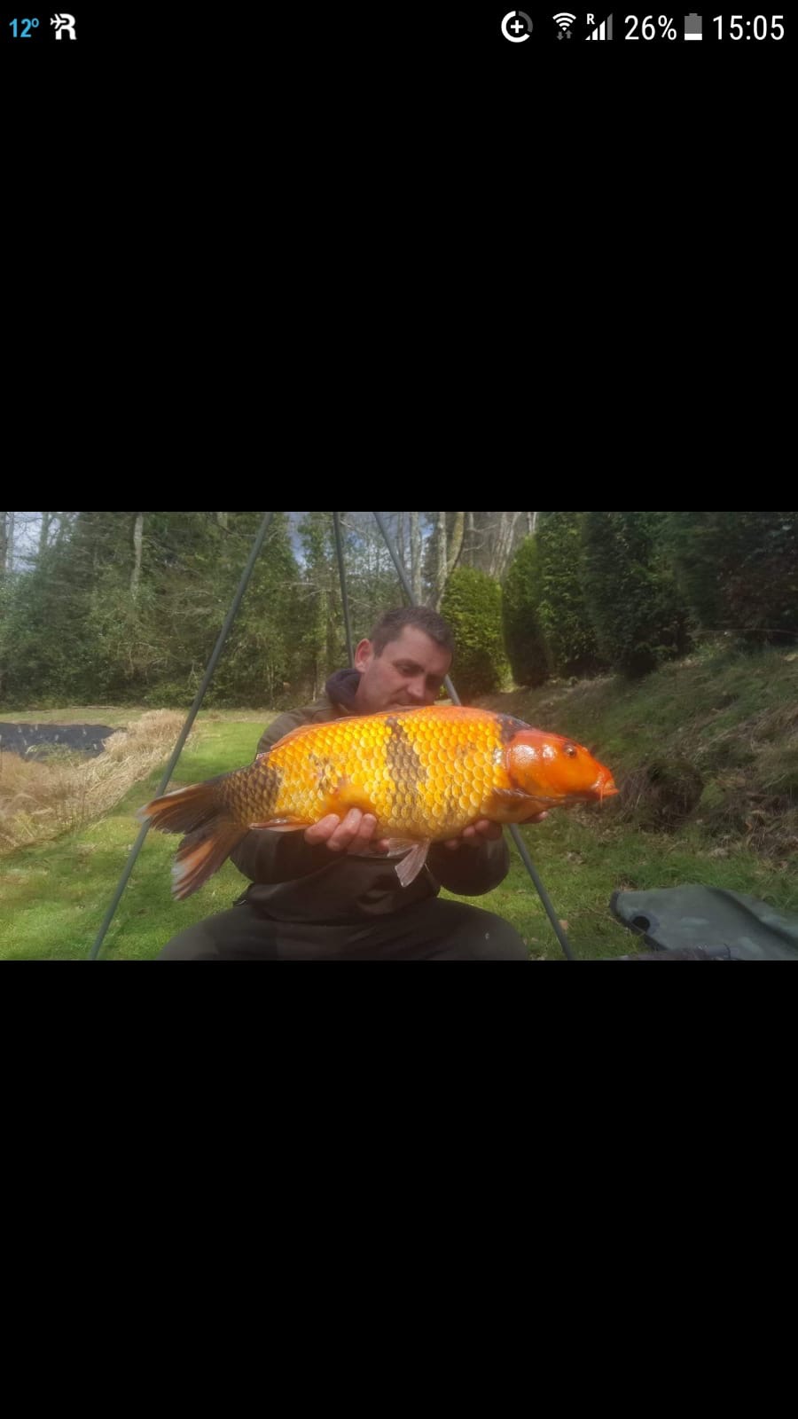 Carp caught at Lodge Lakes French carp fishing holiday — Staines Massive (Ali G)
