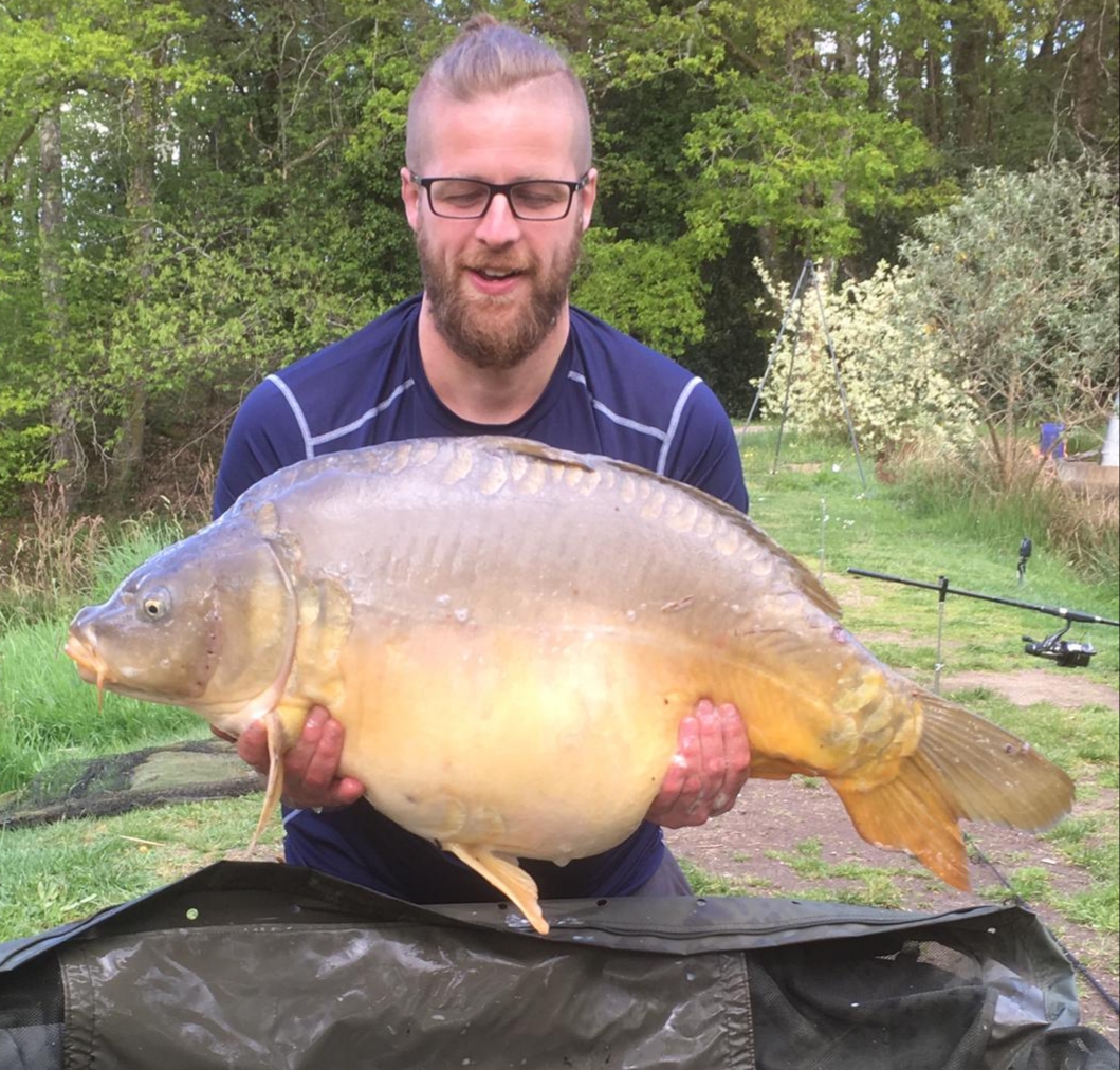 Carp caught at Lodge Lakes French carp fishing holiday — Big Bob & Little Bob