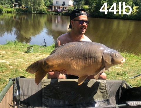 Carp caught at Lodge Lakes French carp fishing holiday — Fishketeers