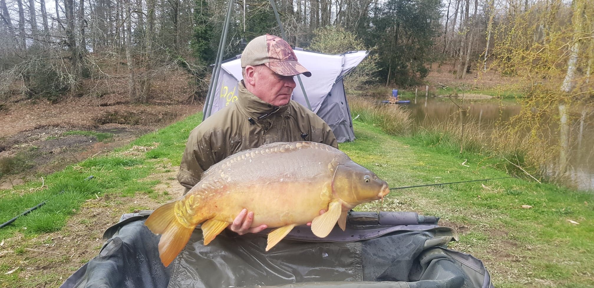 Carp caught at Lodge Lakes French carp fishing holiday — Northern Monkeys