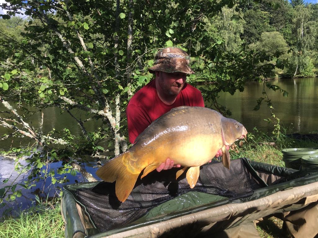Carp caught at Lodge Lakes French carp fishing holiday — Clarke + Bull Family