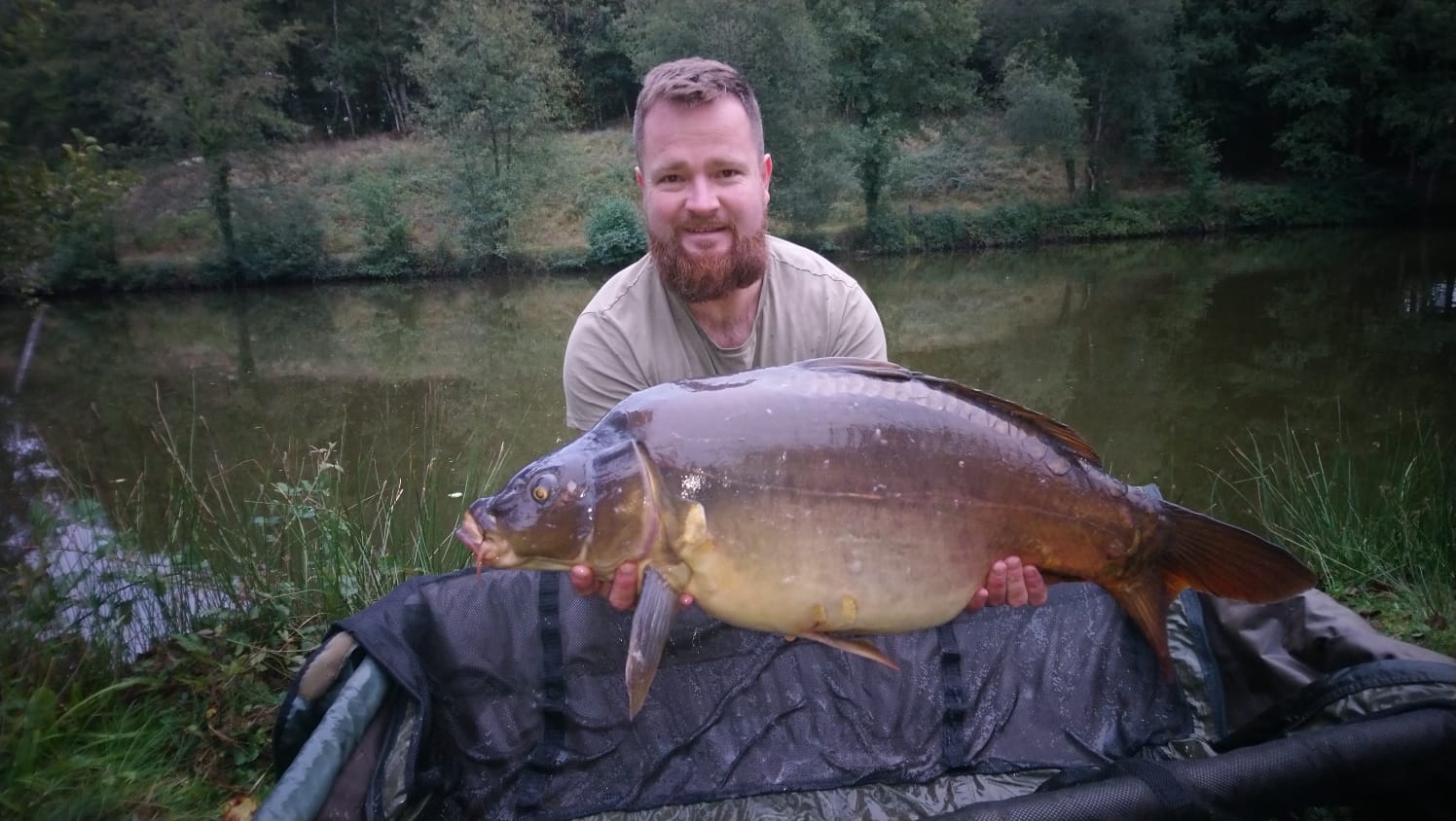 Carp caught at Lodge Lakes French carp fishing holiday — Better not Blank