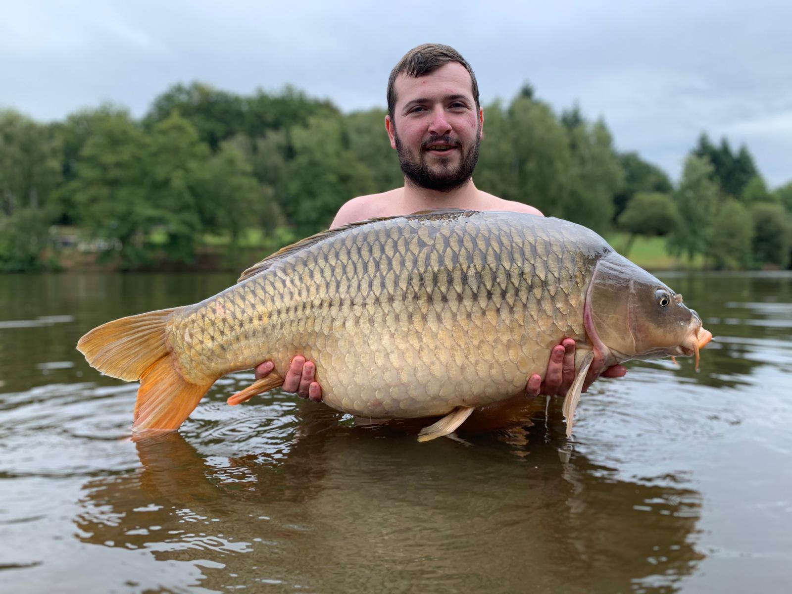 Carp caught at Lodge Lakes French carp fishing holiday — 36 Hours from Ulster – At the Lodge Lake