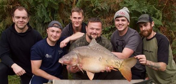 Carp caught at Lodge Lakes French carp fishing holiday — Eli’s Stag Do…. – At the Lodge Lake