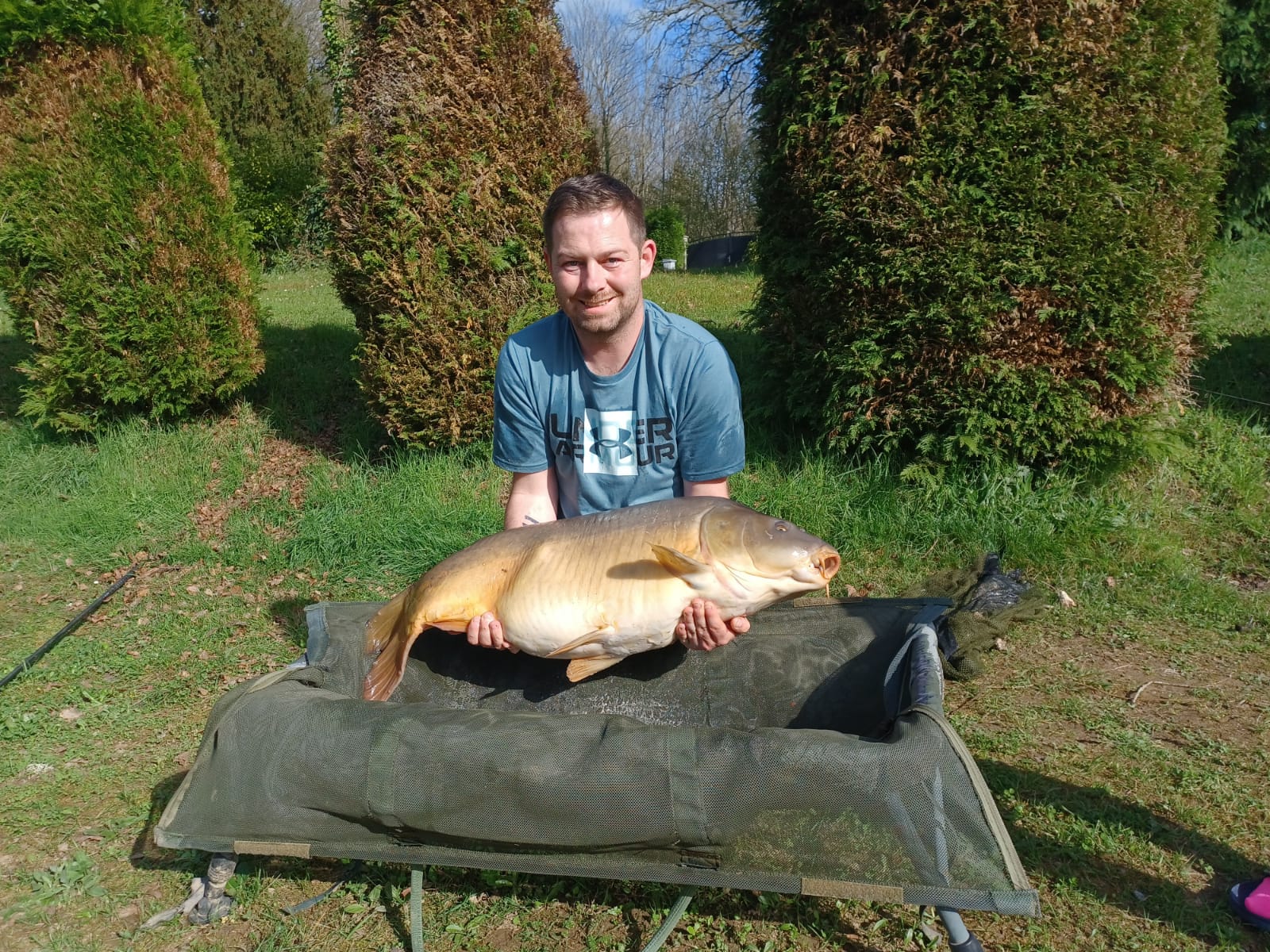 Carp caught at Lodge Lakes French carp fishing holiday — 9th April