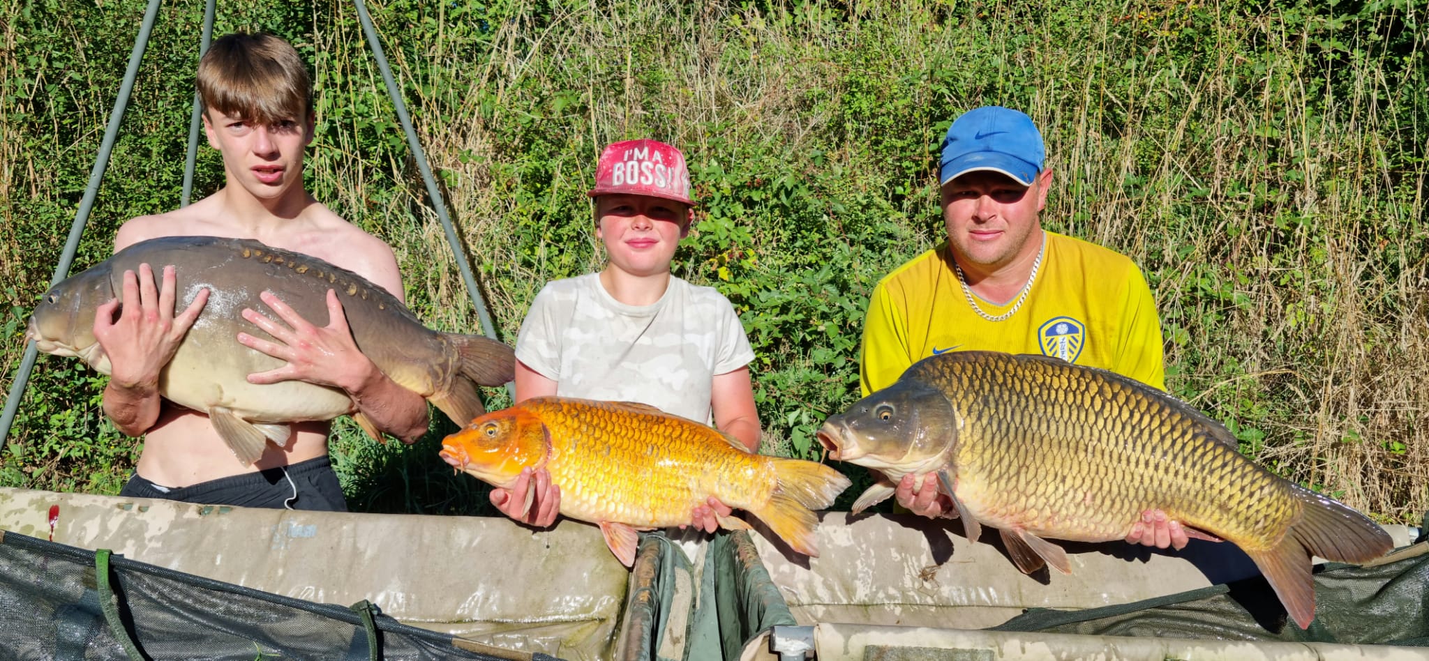 Carp caught at Lodge Lakes French carp fishing holiday — Walsingham’s