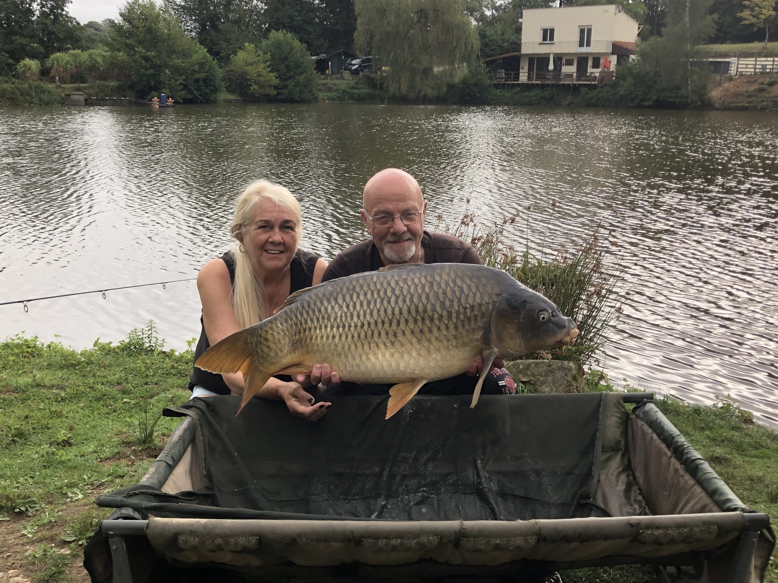 Carp caught at Lodge Lakes French carp fishing holiday — The Old Gits