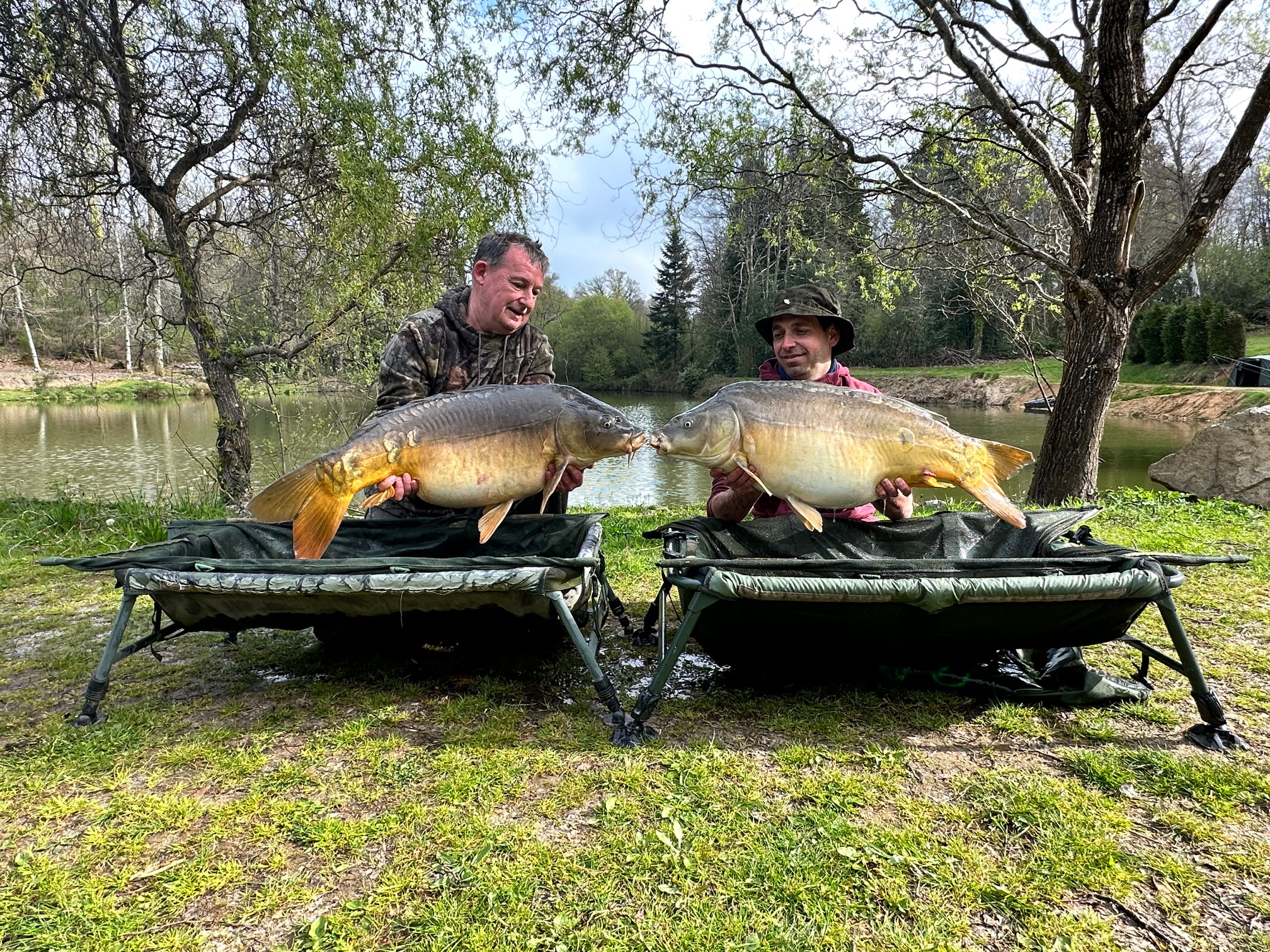Carp caught at Lodge Lakes French carp fishing holiday — MCR Fishing Lads