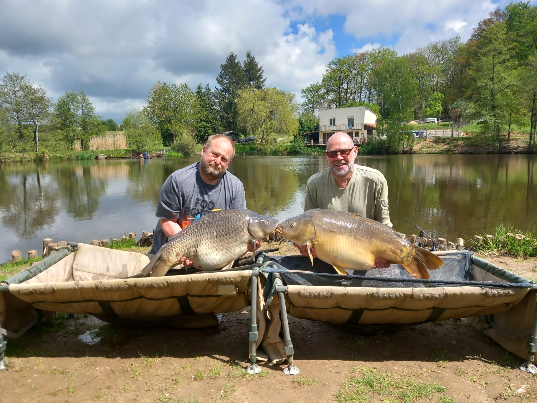 Carp caught at Lodge Lakes French carp fishing holiday — Norfolk Enchance