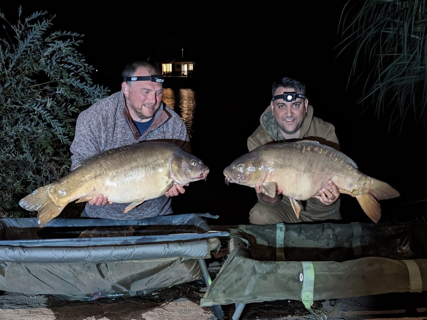 Carp caught at Lodge Lakes French carp fishing holiday — Sean and Barry