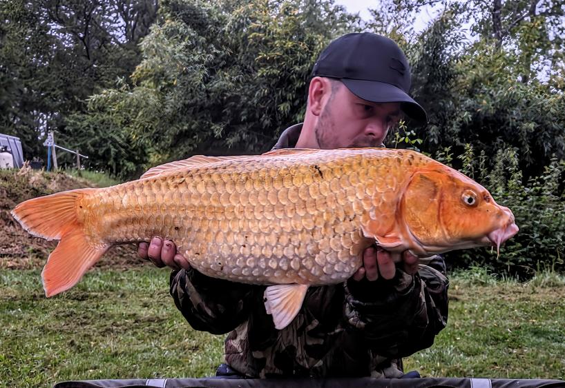 Carp caught at Lodge Lakes French carp fishing holiday — Carl