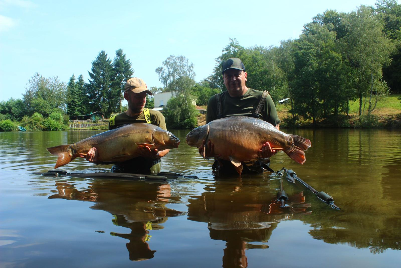 Carp caught at Lodge Lakes French carp fishing holiday — The Big Summer BlowOut family