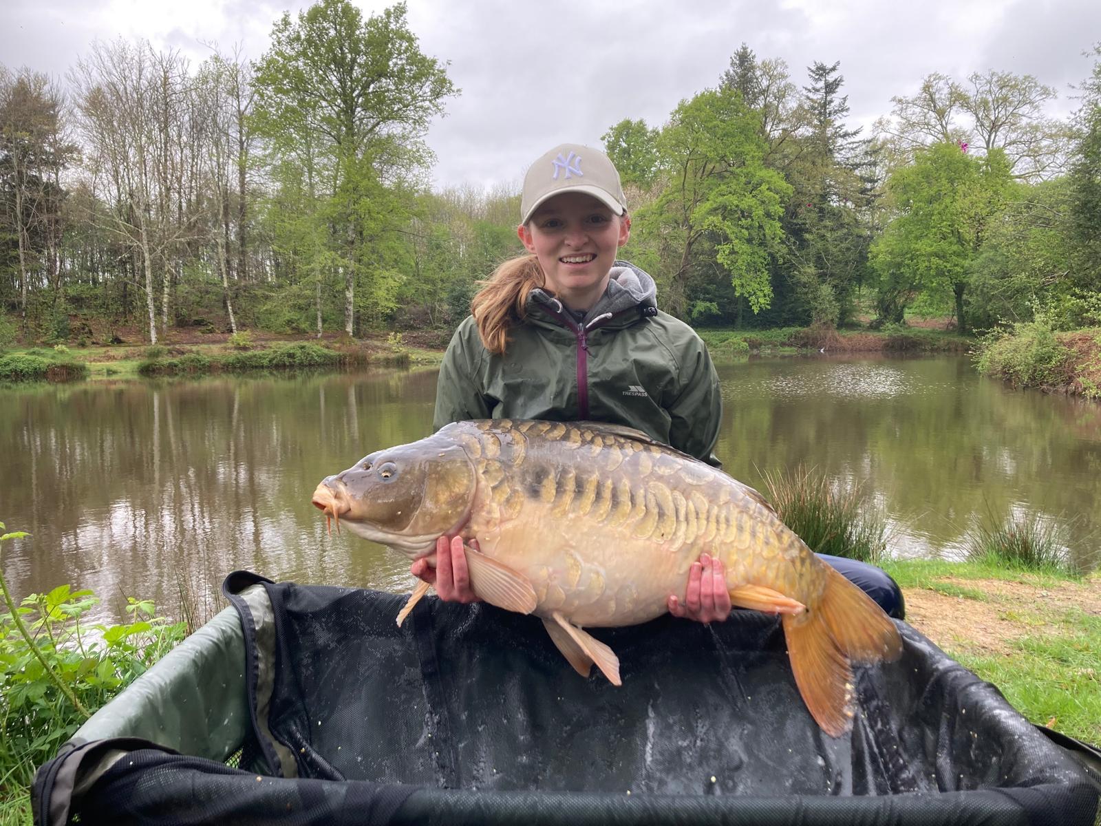 Carp caught at Lodge Lakes French carp fishing holiday — 18th April