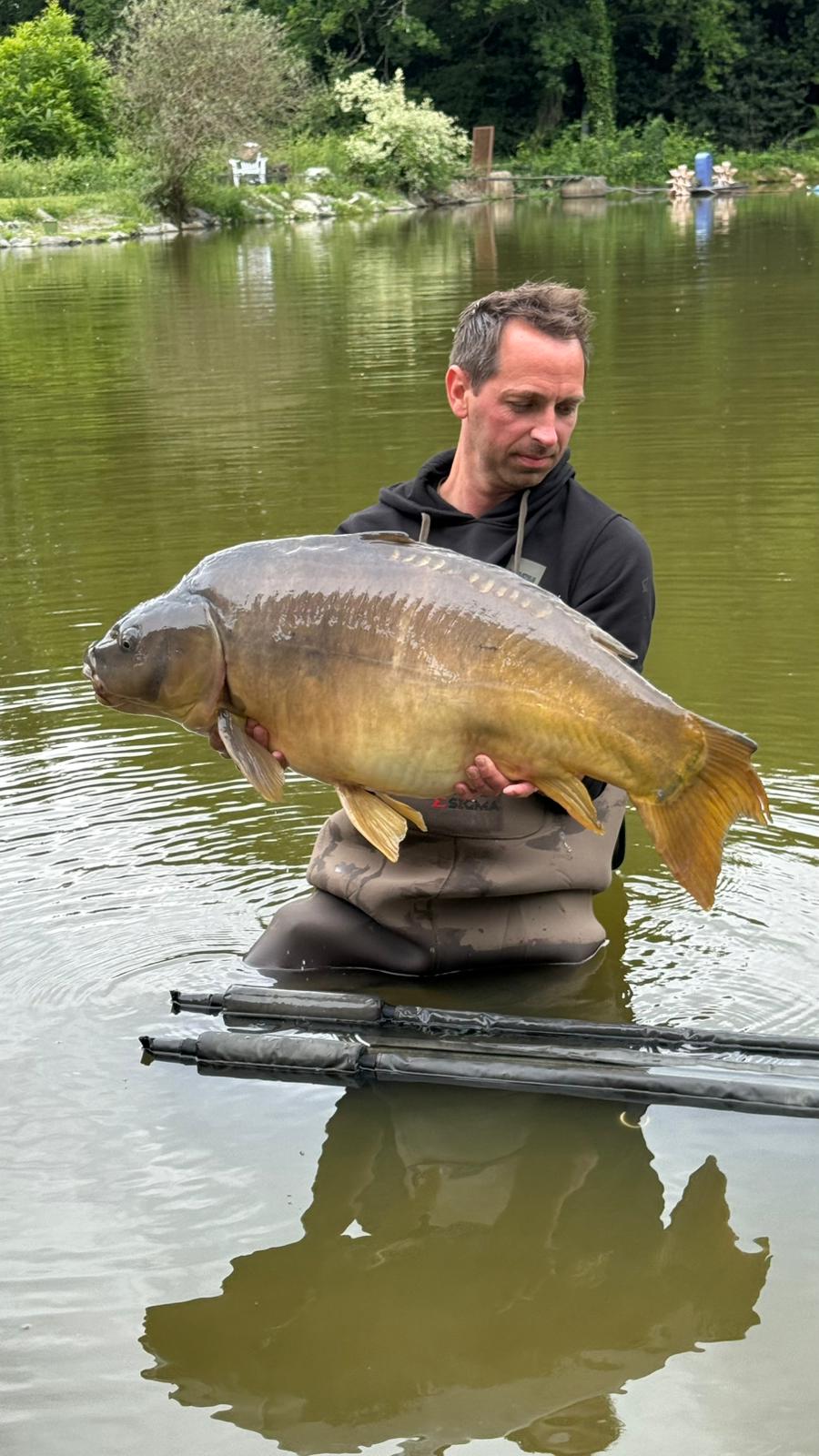 Carp caught at Lodge Lakes French carp fishing holiday — Manc Carpers