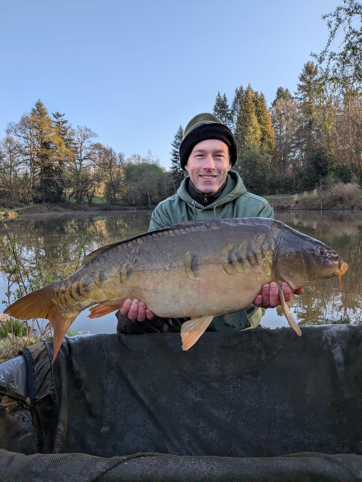 Carp caught at Lodge Lakes French carp fishing holiday — The Bolton Boys + Pops